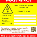 Electrical Danger Notice
