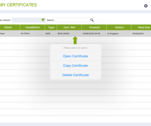 Duplicate Certificate