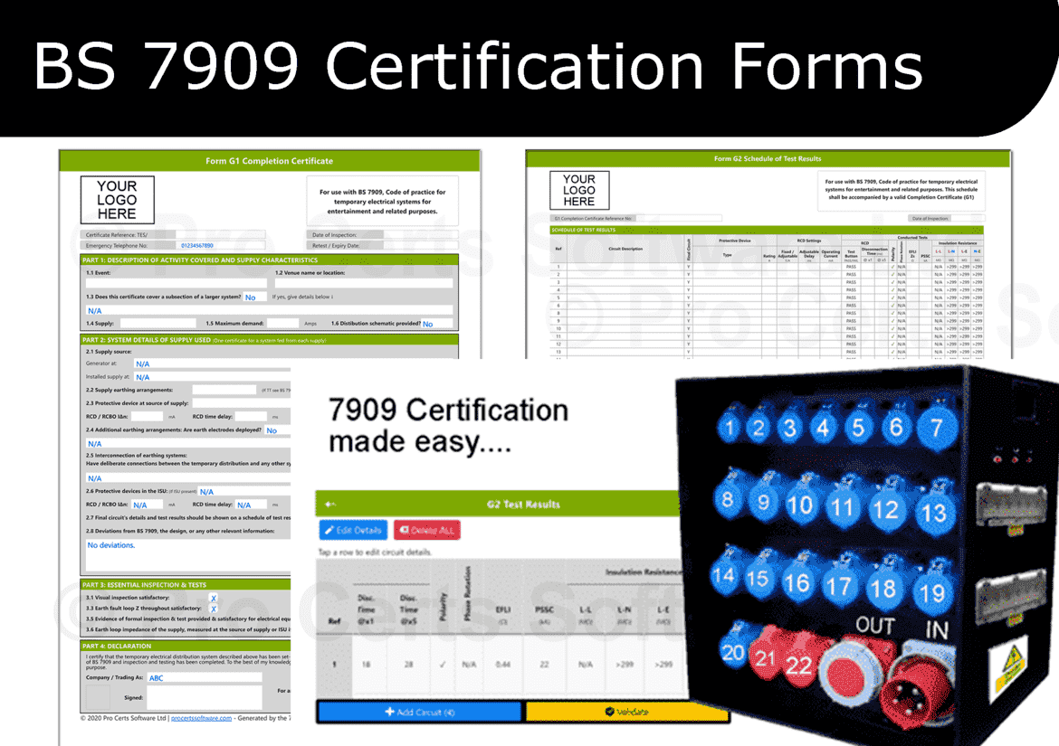 BS7909 PDF Forms