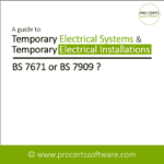 Temporary Electrics BS7909 or BS7671