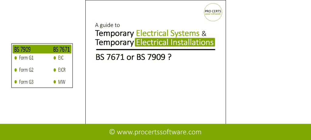 Temporary Electrical Systems