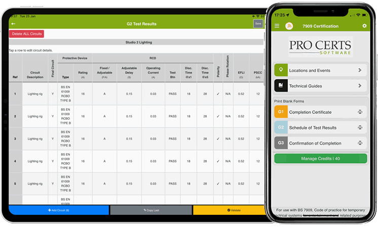 BS 7909 Certification Software