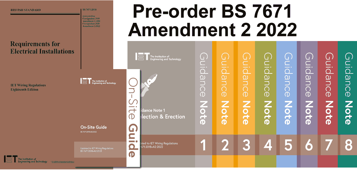 Pre-order BS 7671 Amendment 2 2022