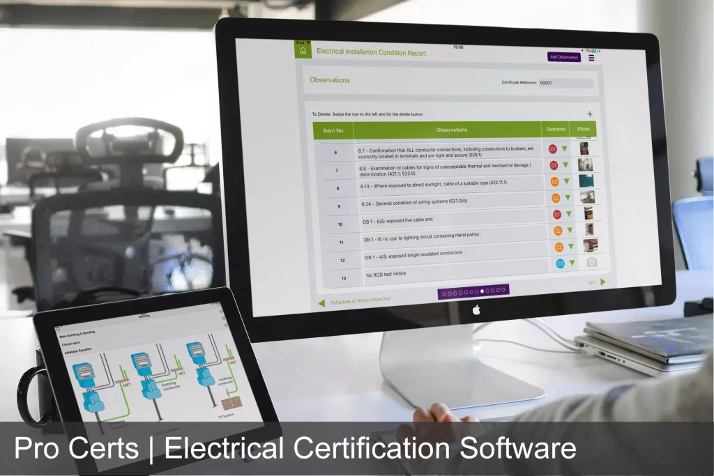 Electrical Apps & Certification Software