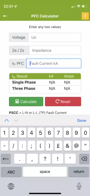 PFC Calcualtor