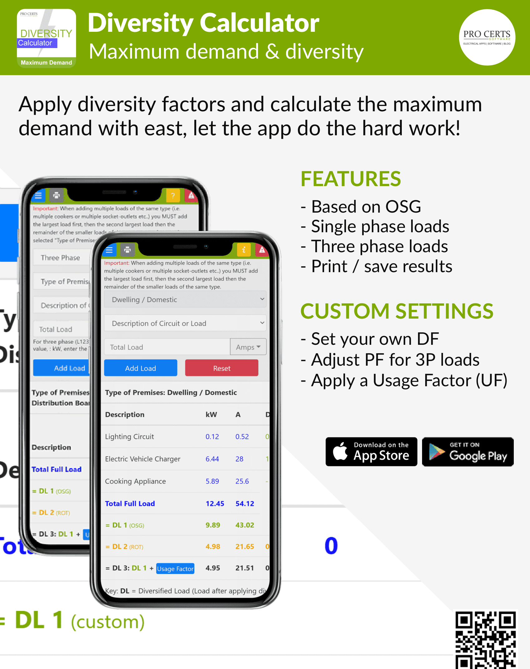 Maximum Demand Calcualation