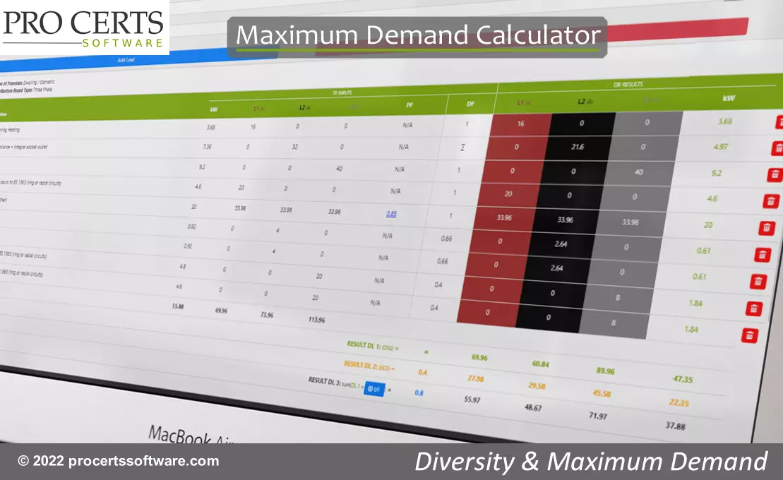 Maximum Demand Calculator