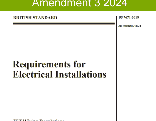 BS 7671 Amendment 3