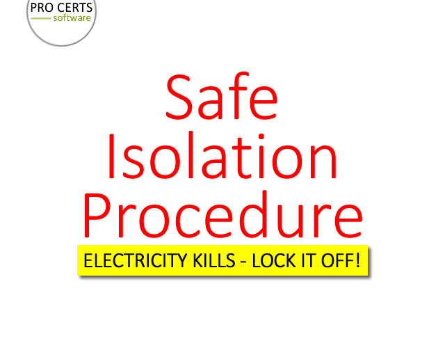 Safe Isolation Guide