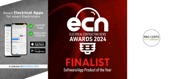 ECN Awards 2024 FINALIST - Pro Certs Software