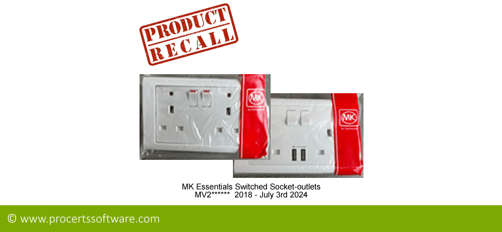 MK Electric recall