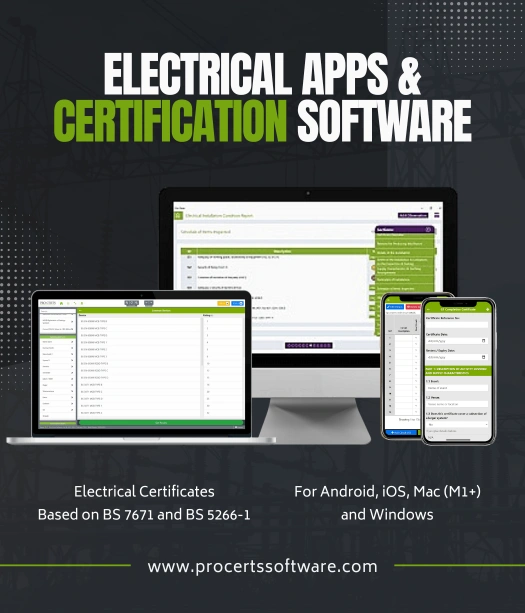 Electrical Apps and Certification Software
