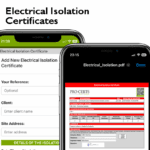 electrical isolation certificates
