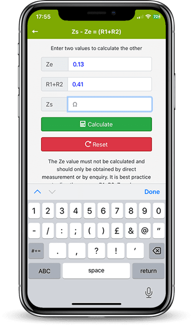 Zs calculator