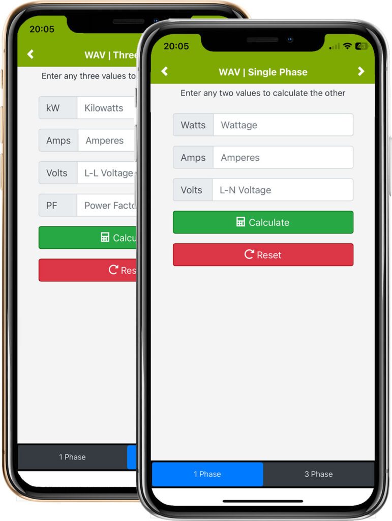 Electrical Calculations App