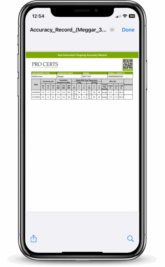 Ongoing Accuracy Records Template