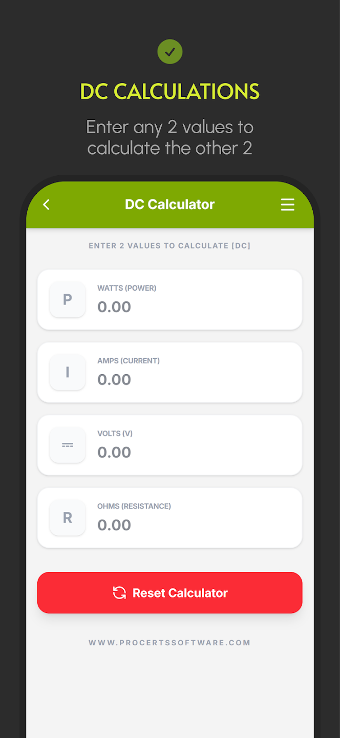 dc calculator