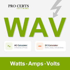 Watts Amps Volts Calculator