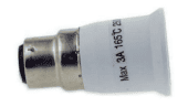 Bayonet Cap (BC) to Edison Screw (ES) Adaptor